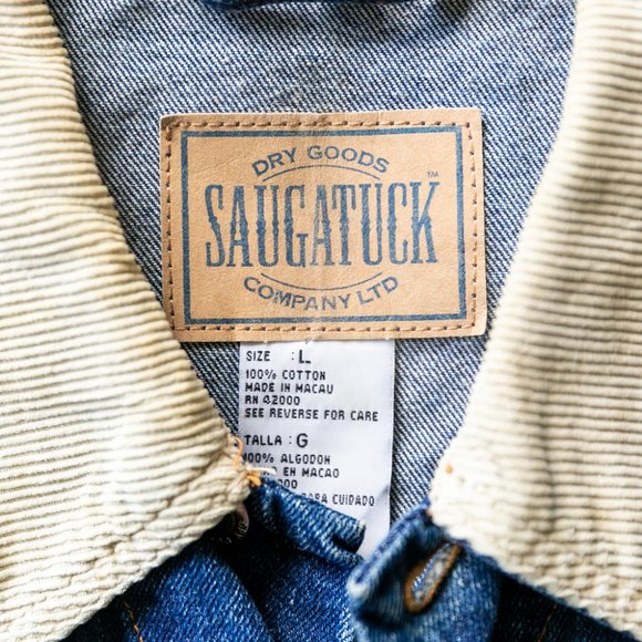 Vintage Saugatuk Embroidered Denim Jean Jacket - Picture 4 of 6
